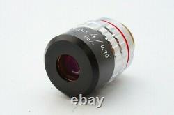 Mint Nikon Plan Apo 4x 0.20 160/- Microscope Objective Lens 20.25mm 21511