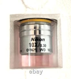 NIKON CF IC EPI PLAN 10XA Microscope Objective Lens New Unused Stored Item