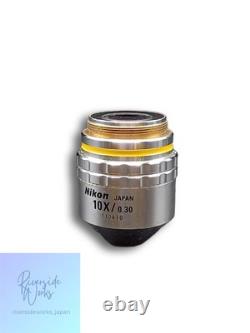 NIKON CF PLAN 10X/0.30A Microscope Objective Lens Junk Item