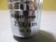 NIKON CF PLAN 2.5X/0.075 Microscope Objective