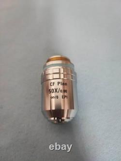 NIKON CF Plan EPI Microscope Objective Lens 50x 0.80 WD 0.54 Infinity 0