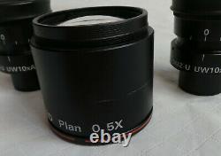 NIKON ED PLAN 0.5X OBJECTIVE and EyePieces