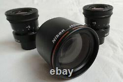 NIKON ED PLAN 0.5X OBJECTIVE and EyePieces