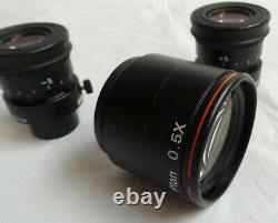 NIKON ED PLAN 0.5X OBJECTIVE and EyePieces