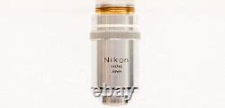 NIKON PLAN 100, 1.25 Oil, 160/0.17 LENS MICROSCOPE