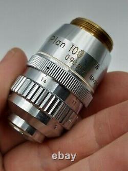 NIKON PLAN100 0.90 DRY 160/0.14-0.20 Microscope Objective Lens