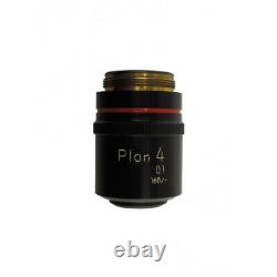 NIKON Plan 4 Microscope Objective Lens 0.1 160/- / 238236 limited From JAPAN