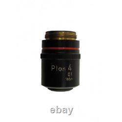 NIKON Plan 4 Microscope Objective Lens 0.1 160/- / 238236 limited From JAPAN