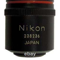 NIKON Plan 4 Microscope Objective Lens 0.1 160/- / 238236 limited From JAPAN