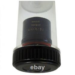 NIKON Plan 4 Microscope Objective Lens 0.1 160/- / 238236 limited From JAPAN