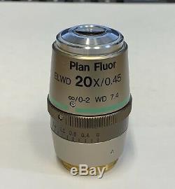 NIKON Plan Fluor ELWD 20x DIC L Eclipse TS TE TI Inverted Microscope Objective