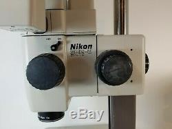 NIKON SMZ-U ZOOM 110 MICROSCOPE 2X UW10XA/24 ED PLAN 0.75X 1.25X H-III Camera