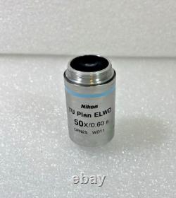 NIKON TU PLAN ELWD 50x/0.60 B OFN25 WD11 MICROSCOPE LENS