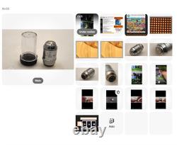 NMint Nikon Plan Apo 100 NCG 1.35 Oil 160 Microscope Objective Lens RMS 35368