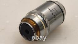 NMint Nikon Plan Apo 100 NCG 1.35 Oil 160 Microscope Objective Lens RMS 35368