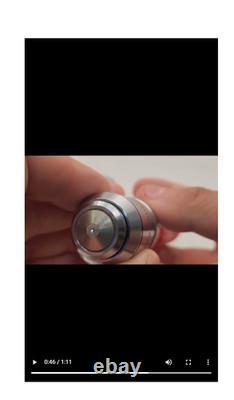 NMint Nikon Plan Apo 100 NCG 1.35 Oil 160 Microscope Objective Lens RMS 35368