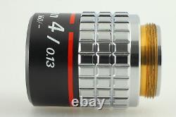 Near MINT Nikon Plan 4/0.13 160/- Microscope Objective From JAPAN