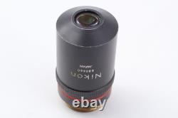 Near Mint Nikon Plan Apo 4x / 0.16 160 / TL Microscope Objective from Japan
