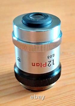 Nikon 1.2 Plan 0.03 Microscope Objective, RMS Mount + Original Keeper