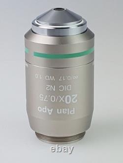 Nikon 20x 0.75 Plan APO Infinity DIC Microscope Objective FULLY TESTED