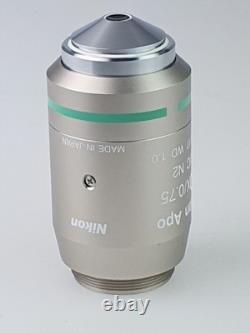 Nikon 20x 0.75 Plan APO Infinity DIC Microscope Objective FULLY TESTED