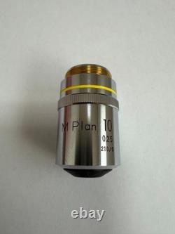 Nikon 350371 M Plan 10 0.25 210/0 Microscope Objective
