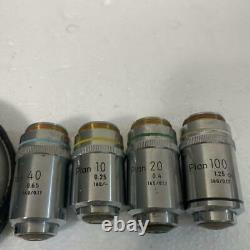 Nikon 4 types set BD Plan 10/20/40/100 Microscope Objective #4