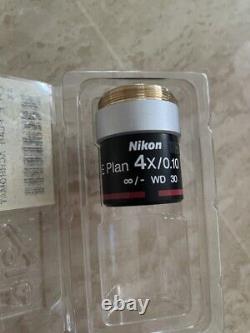 Nikon 4X E Plan Nikon Microscope Objective