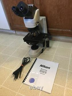 Nikon 50i Eclipse Microscope for Clinical or Research 4/10/20/40 Plan Objectives