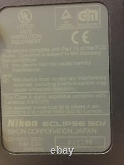 Nikon 50i Eclipse Microscope for Clinical or Research 4/10/20/40 Plan Objectives