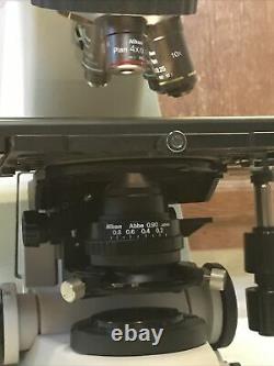 Nikon 50i Eclipse Microscope for Clinical or Research 4/10/20/40 Plan Objectives