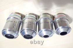Nikon 5x 10x 20x 40x BD 210/0 Microscope Objective M26 M Plan Optiphot