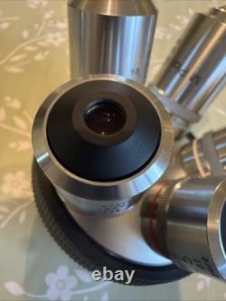 Nikon AFX-IIA Microscope Nosepiece M Plan 5x 10x 20x 40x 60x Objective 210