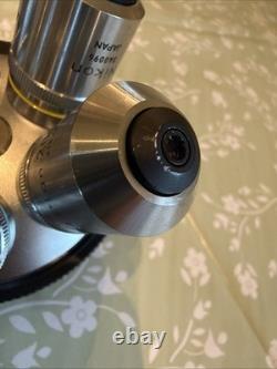 Nikon AFX-IIA Microscope Nosepiece M Plan 5x 10x 20x 40x 60x Objective 210