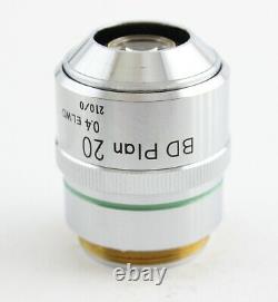 Nikon BD Plan 20x 0.4 ELWD Microscope Objective 210 Optiphot Epiphot