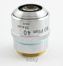 Nikon BD Plan 40x 0.5 ELWD Microscope Objective 210 Optiphot Epiphot