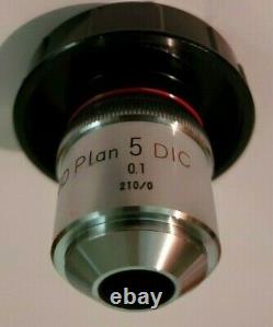 Nikon BD Plan 5 DIC 0.1 210/0 Microscope Objective