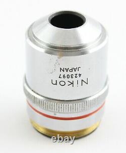 Nikon BD Plan 5x 0.1 DIC Microscope Objective 210 Optiphot Epiphot