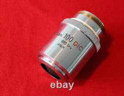 Nikon BD Plan DIC 100x 0.90 Dry 210/0 Microscope Objective