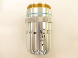 Nikon BD Plan DIC 40X 40x / 0.65 210/0 Microscope Objective Lens Nomarski M26 #2