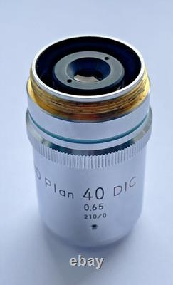 Nikon BD plan 40x / 0.65, DIC, 210 / 0 microscope objective