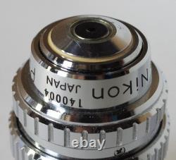 Nikon Biological Microscope Objective Lens NCF Plan Apo 40 Used