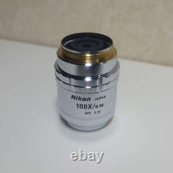 Nikon CF Plan 100x / 0.90 Infinity/0 BD WD 0.39 BD Objective lens #0001