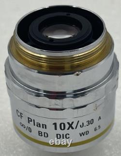 Nikon CF Plan 10x/0.30A Microscope Lens Nikon CF Plan 10x/0.30A Microscope Lens