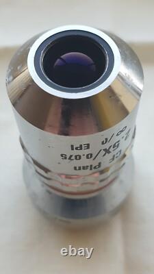 Nikon CF Plan 2.5 X/0.075 EPI WD 8.8 Microscope Objective Lens and 45-60 Adapter