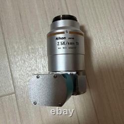 Nikon CF Plan 2.5x / 0.075 TI Metallurgical Microscope Objective Lens