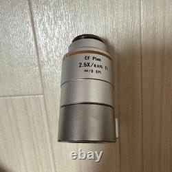 Nikon CF Plan 2.5x / 0.075 TI Metallurgical Microscope Objective Lens