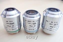 Nikon CF Plan 2.5x 5x 10x 20x 50x 100x BD? /0 ELWD Infinity Microscope Objective