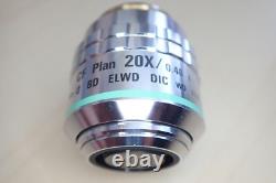 Nikon CF Plan 20x/0.40? /0 ELWD BD DIC Infinity Microscope Objective