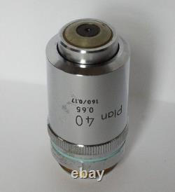 Nikon CF Plan 40x 160/0.17 Microscope Objective Lens Biological Optics Tested
